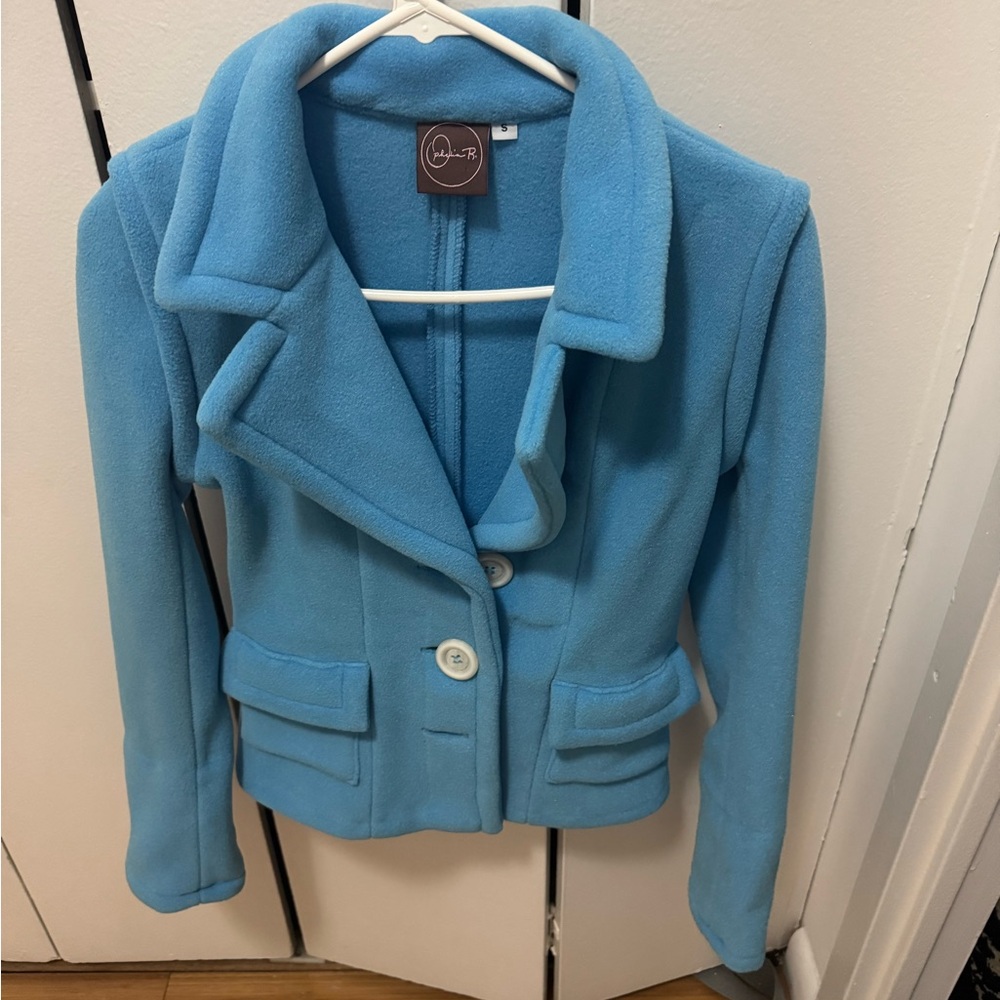 Excellent condition - blue soft blazer